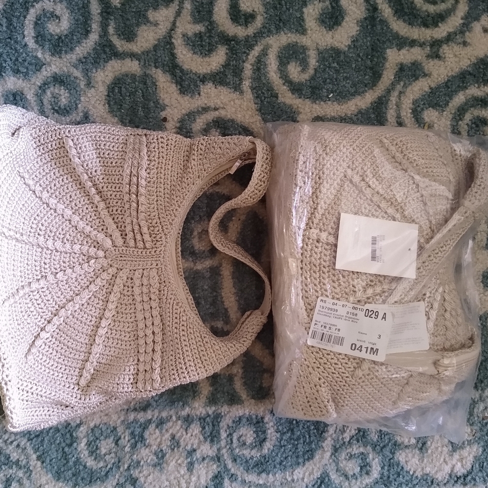 Starburst crochet purses shoulder bag
